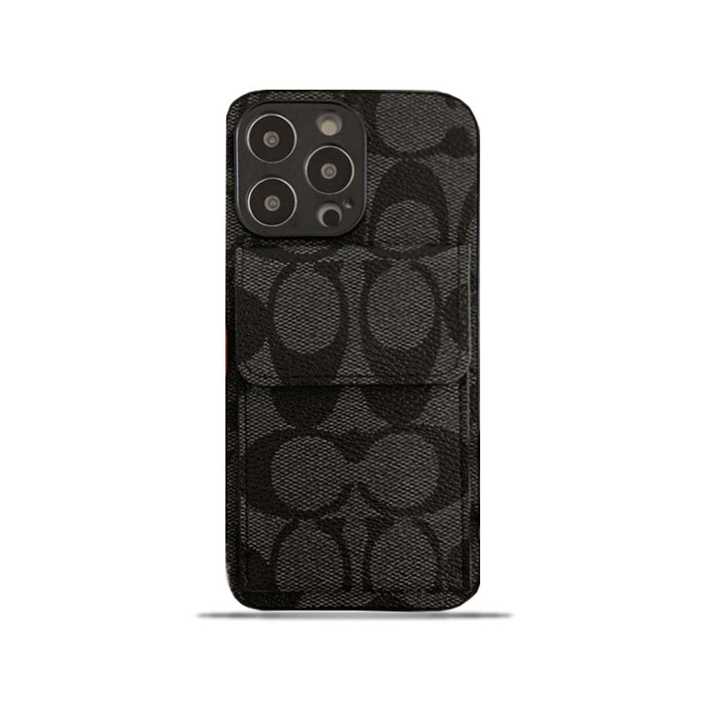 Classic iPhone Case With Wallet Black-HP240513 mysite
