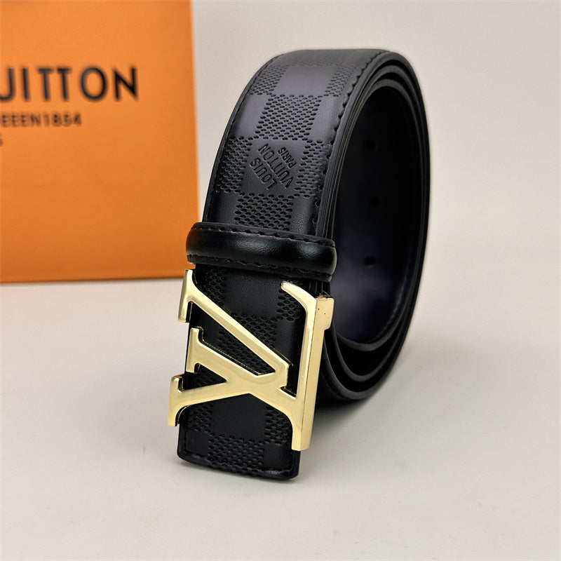 Classic Colored Belt (Gold Buckle)