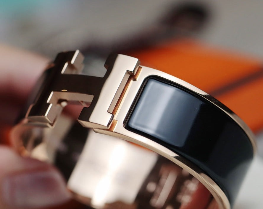 H BLACK 20MM BRACELET