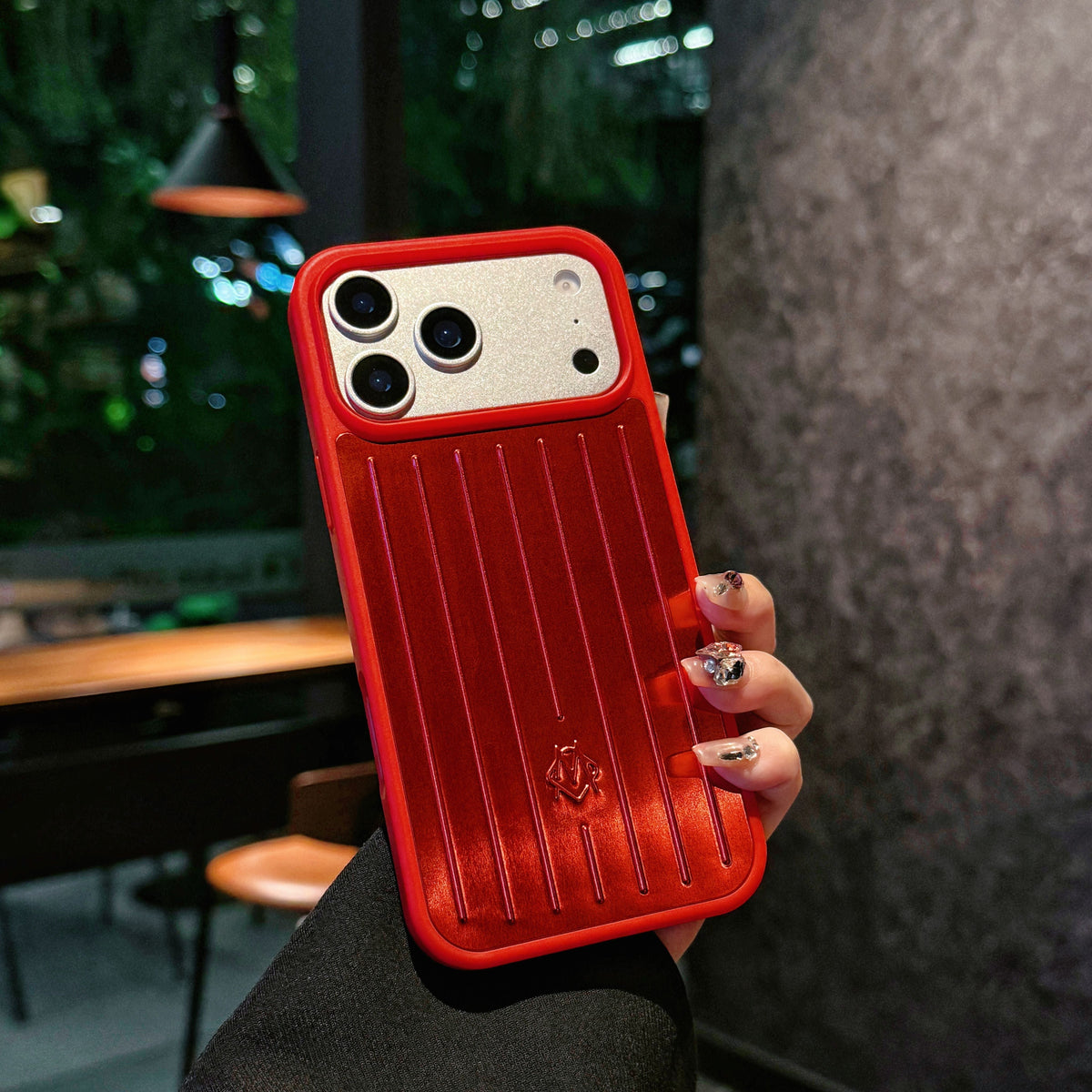 Ribbed Metallic Armor iPhone Case – Stylish Protection Inspired by Travel mysite