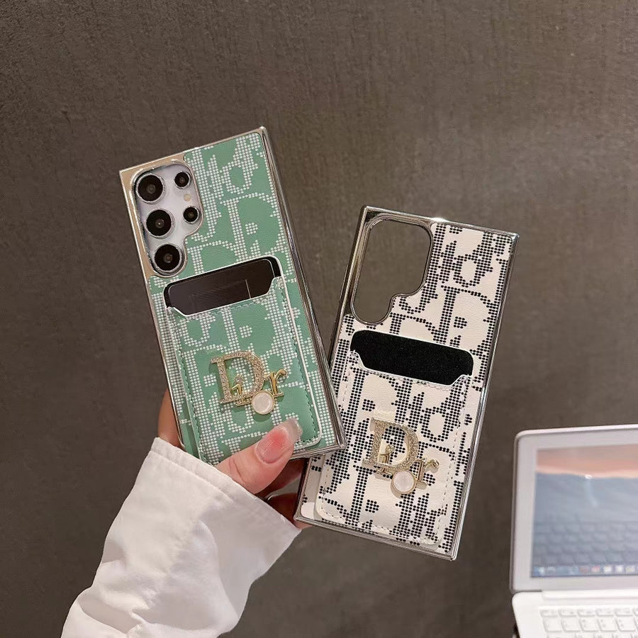 Chic Iconic Fashion Samsung Case with Card Pocket mysite