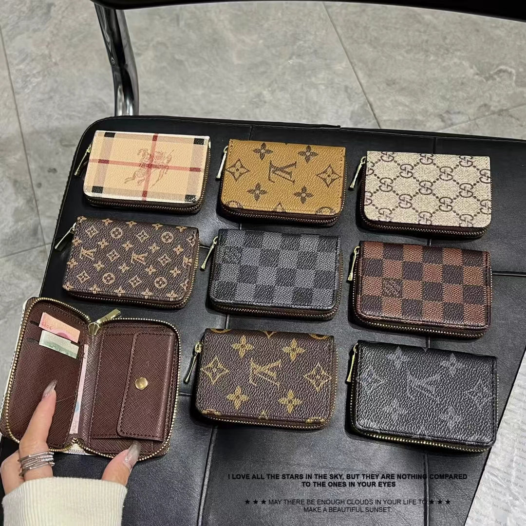 Luxury Monogram Zipper Wallet Collection – LV, GG, and BBR mysite