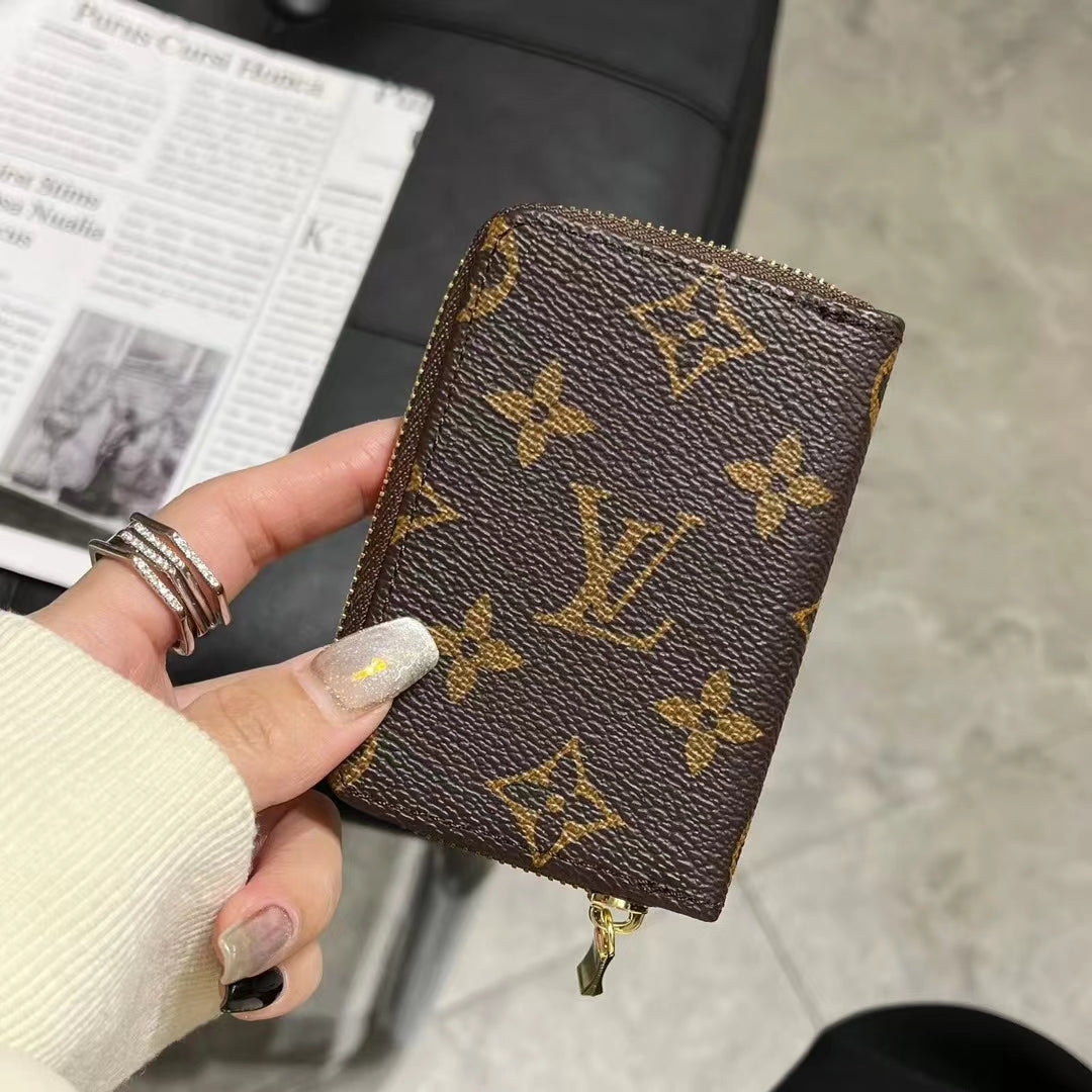 Luxury Monogram Zipper Wallet Collection – LV, GG, and BBR mysite