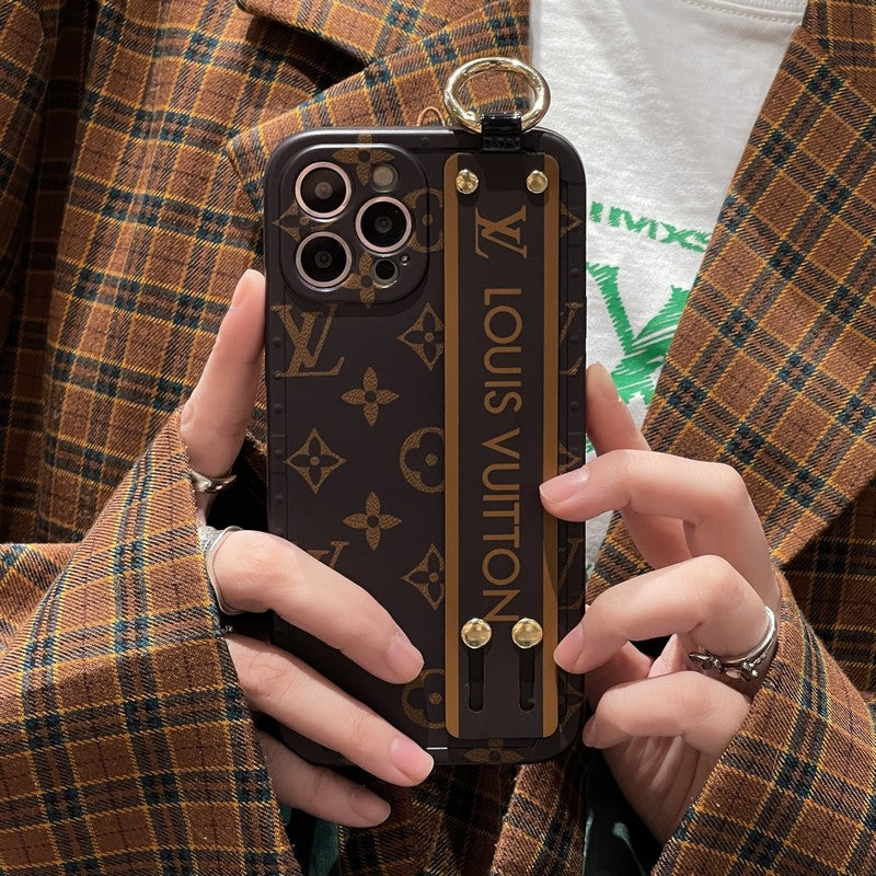 Luxury Brown Wristband iPhone Case mysite