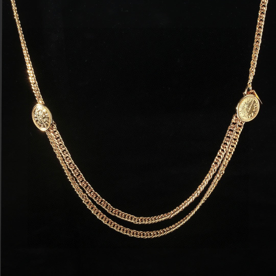 CHANEL 25S CHAIN BELT IN GOLD METALLIC 614473 mysite