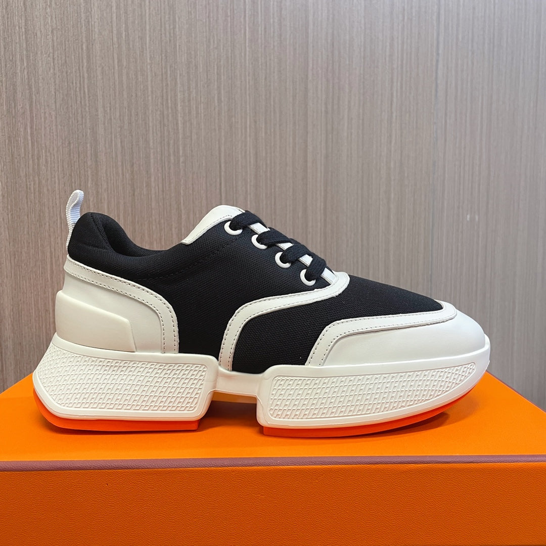 GIGA SNEAKER BLACK MIX WHITE SUEDE