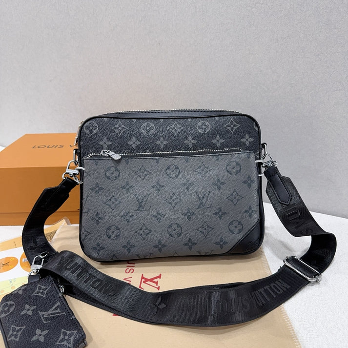 (Buy 3, pay for 2)Classic Monogram Trio Messenger Bag - A Fashion Must-Have