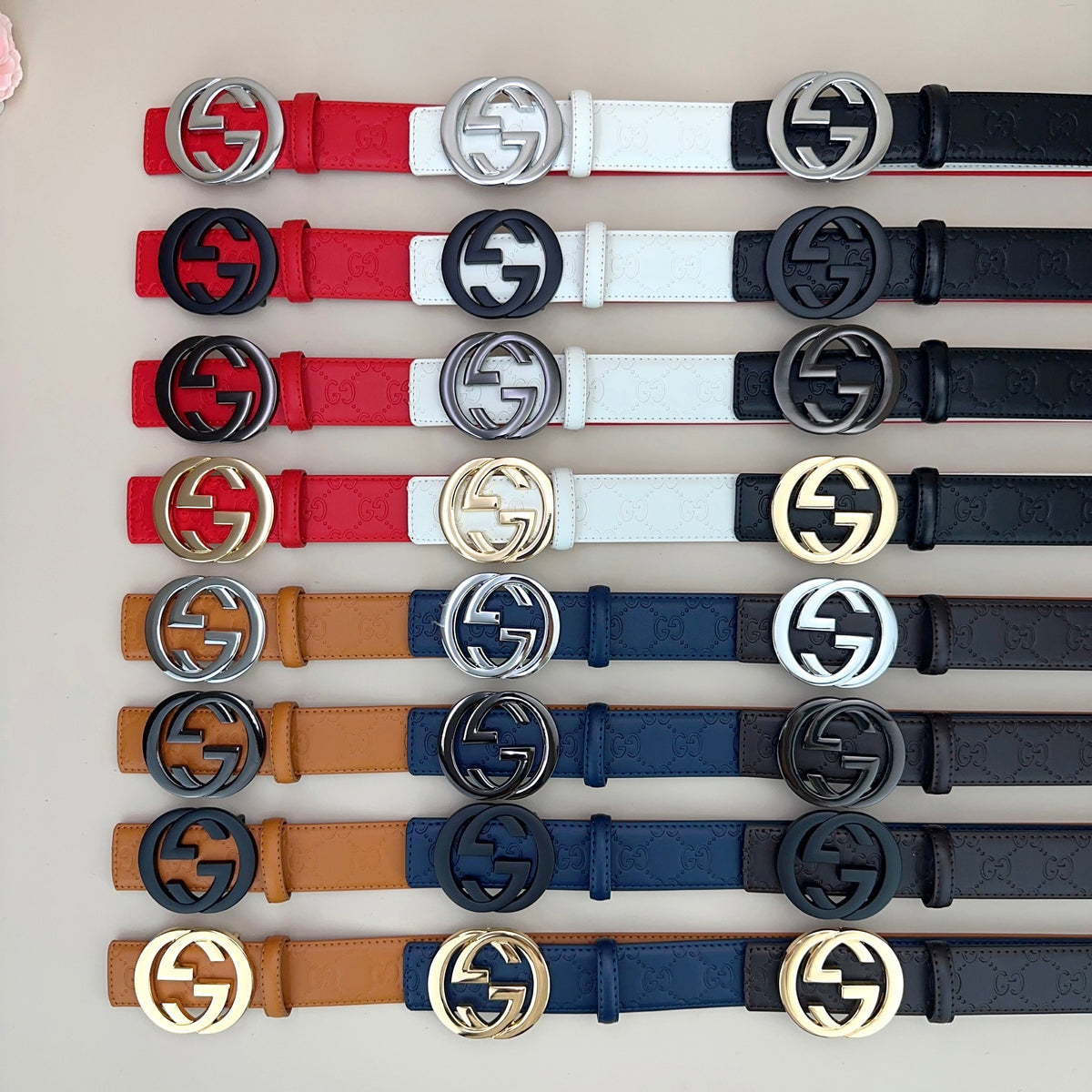 Classic Colored Good Belt (Silver Buckle)