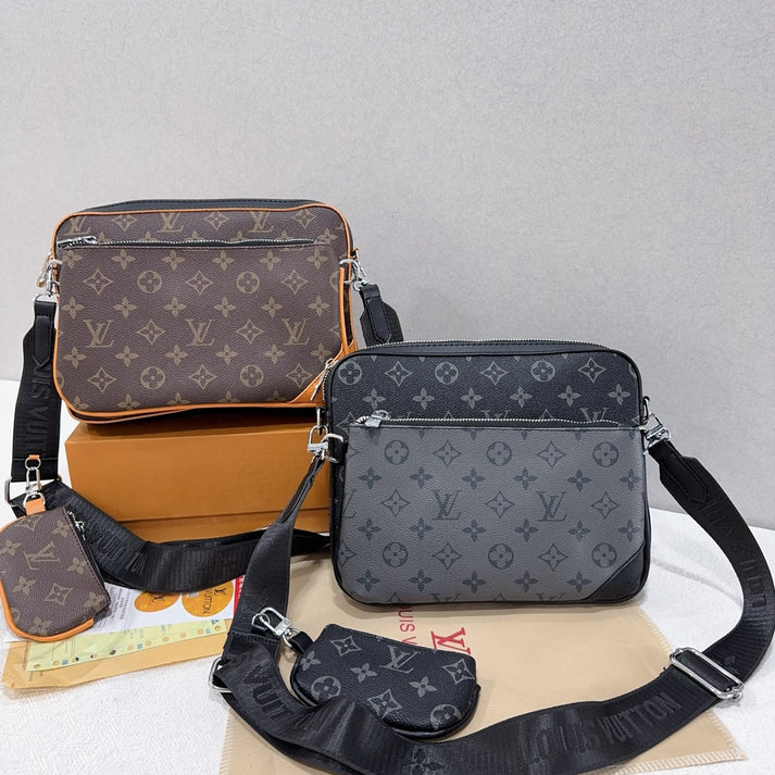 (Buy 3, pay for 2)Classic Monogram Trio Messenger Bag - A Fashion Must-Have