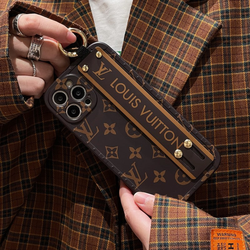 Luxury Brown Wristband iPhone Case mysite