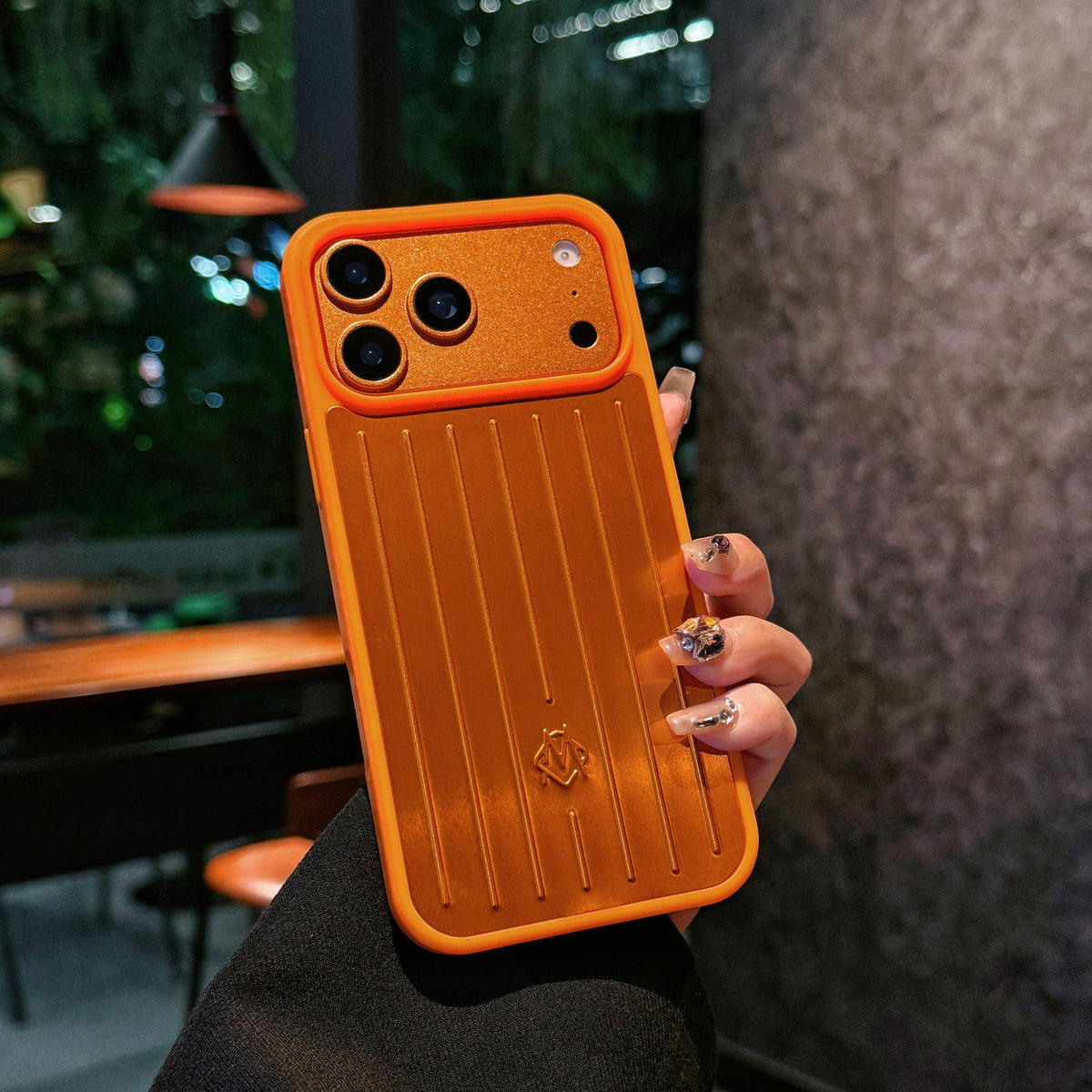 Ribbed Metallic Armor iPhone Case – Stylish Protection Inspired by Travel mysite