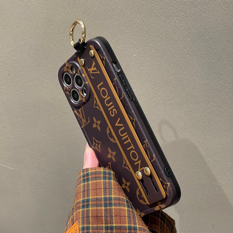 Luxury Brown Wristband iPhone Case mysite