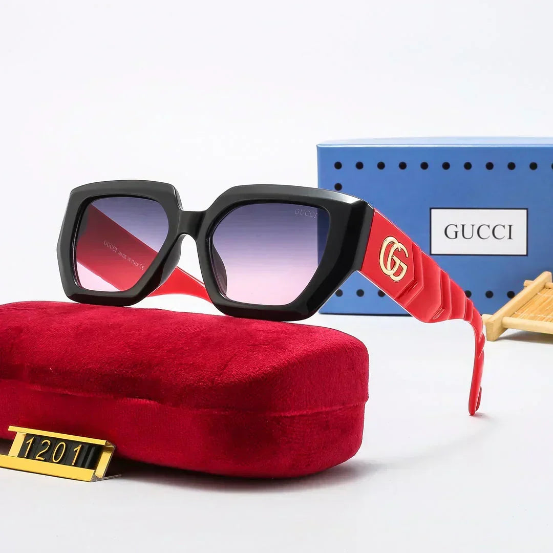 RECTANGULAR-FRAME SUNGLASSES 1201s-sss62