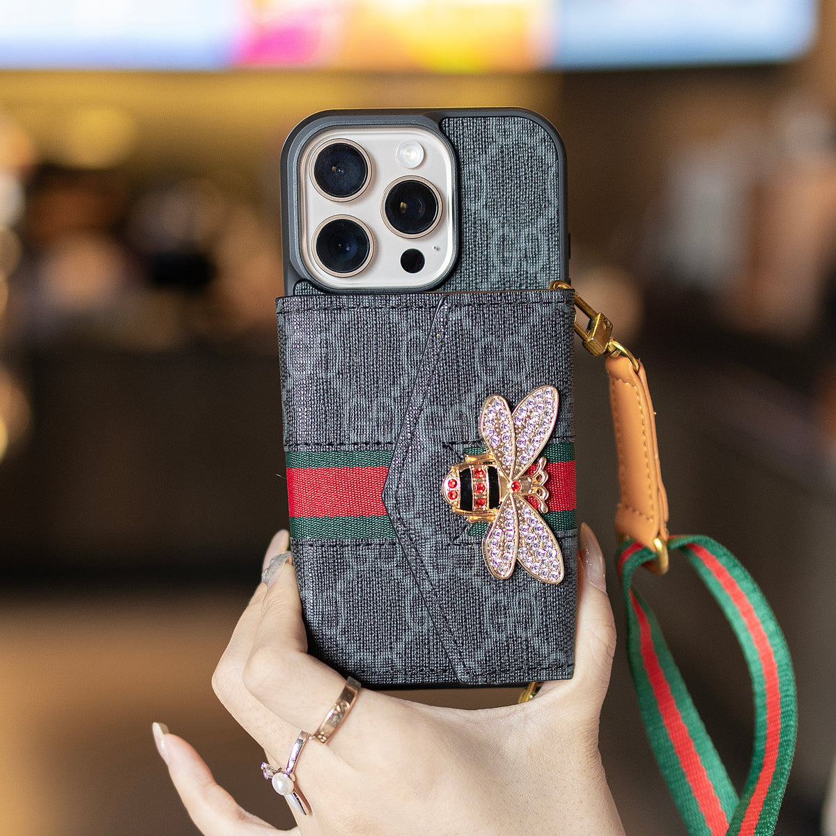 Premium Advanced Crossbody iPhone Case with Card Holder & Shoulder Strap mysite