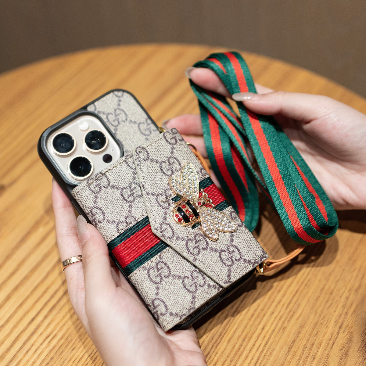 Premium Advanced Crossbody iPhone Case with Card Holder & Shoulder Strap mysite