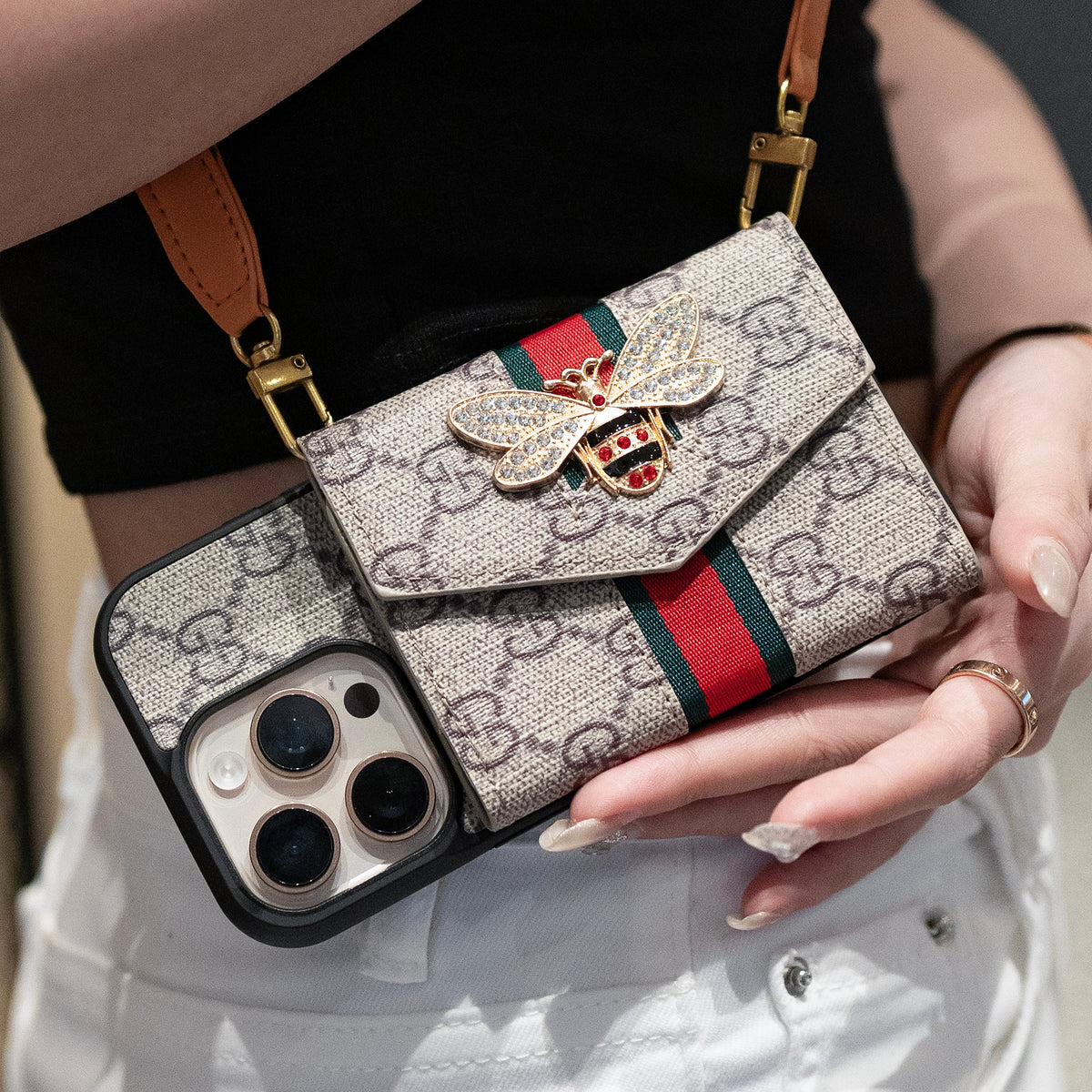 Premium Advanced Crossbody iPhone Case with Card Holder & Shoulder Strap mysite