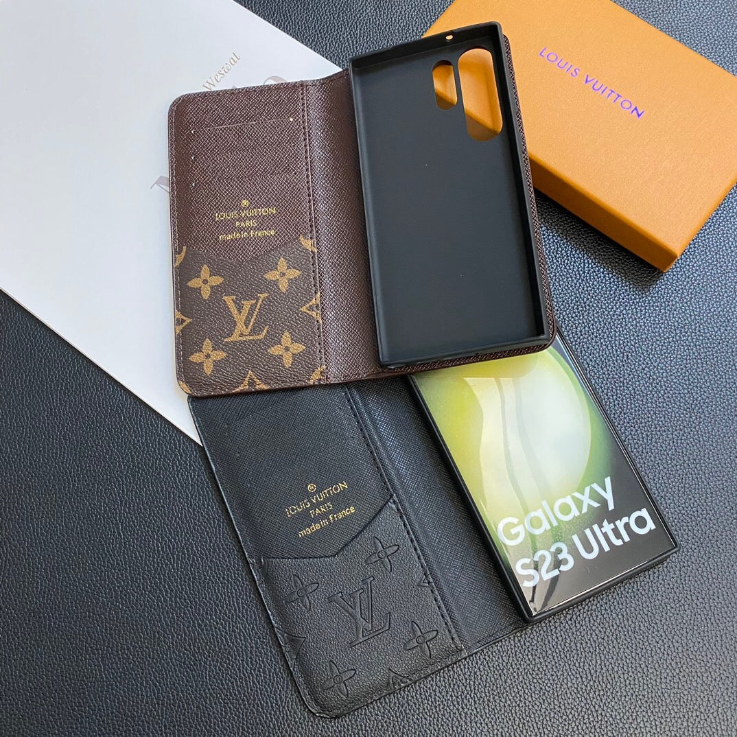 MONOGRAM LEATHER CARD COVER GALAXY CASE FOR SAMSUNG mysite