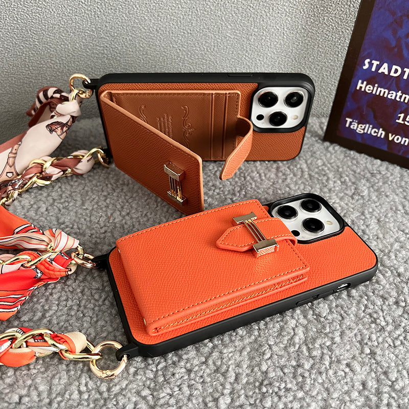 H Card Bag Scarves Leather iPhone Case mysite
