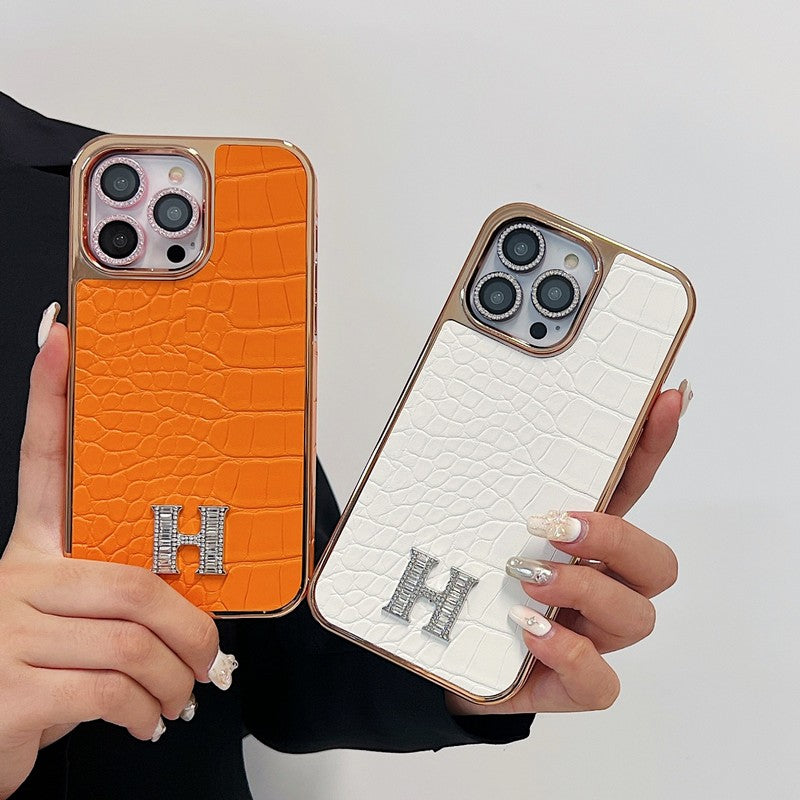 Classic Diamond Logo Rose Gold iPhone Case mysite