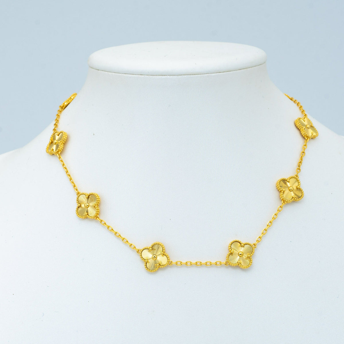 VINTAGE NECKLACE 10 MOTIFS GOLD