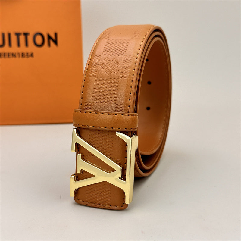 Classic Colored Belt (Gold Buckle)