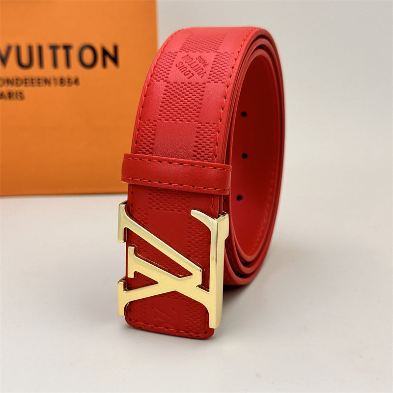 Classic Colored Belt (Gold Buckle)