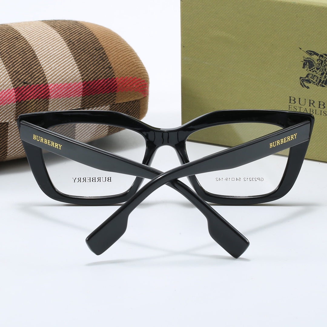 Fashionable Cat Eye Check Glasses-s-ss