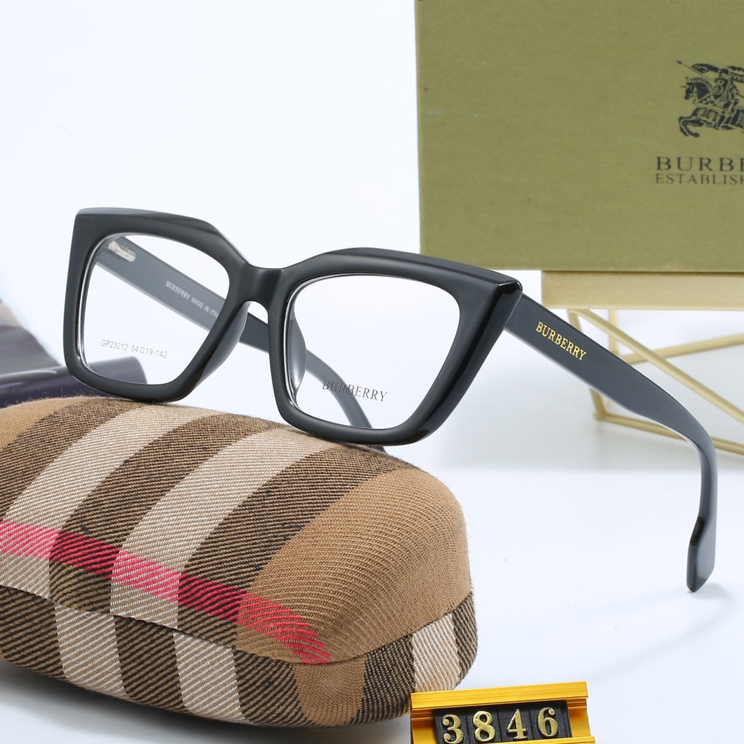 Fashionable Cat Eye Check Glasses-s-ss