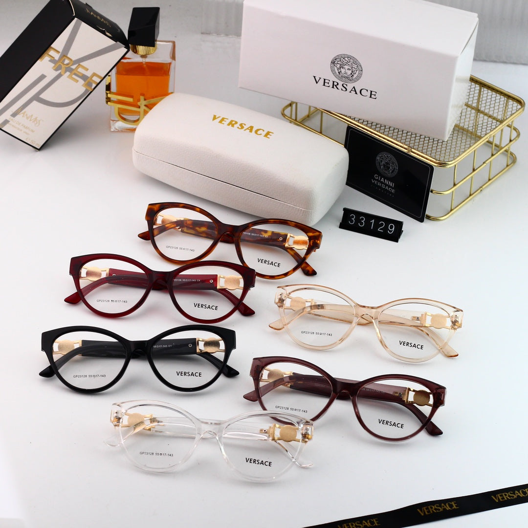 Retro Cat-Eye Metal Frame Glasses-s-ss