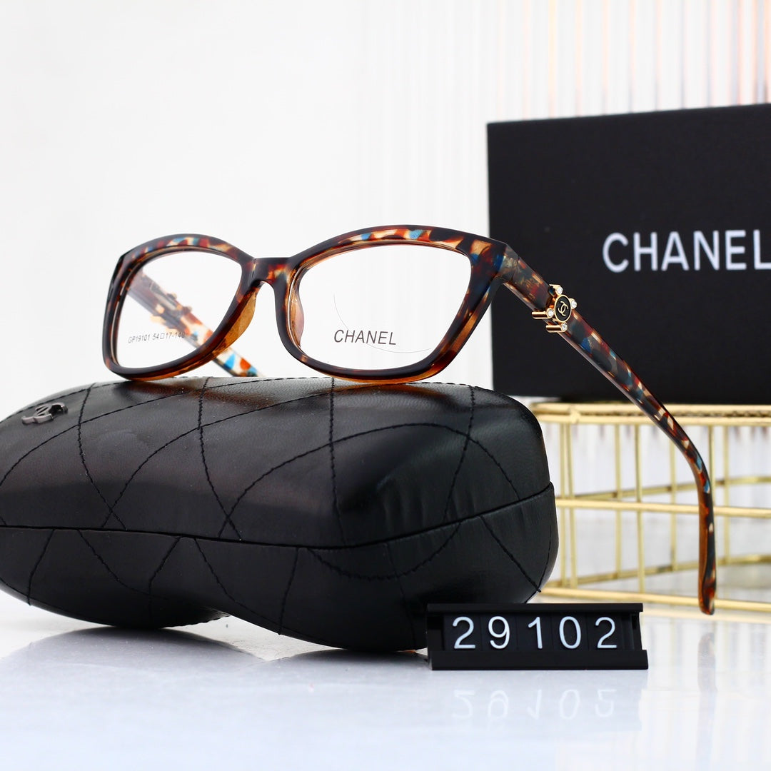 Fashionable Rhinestone Logo Glasses-s-ss