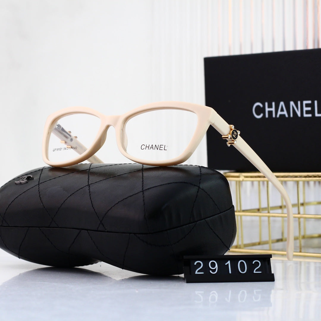 Fashionable Rhinestone Logo Glasses-s-ss