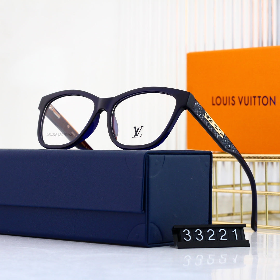 Vintage Embossed Frame Glasses-s-ss
