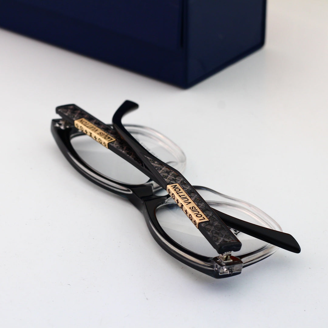 Vintage Embossed Frame Glasses-s-ss