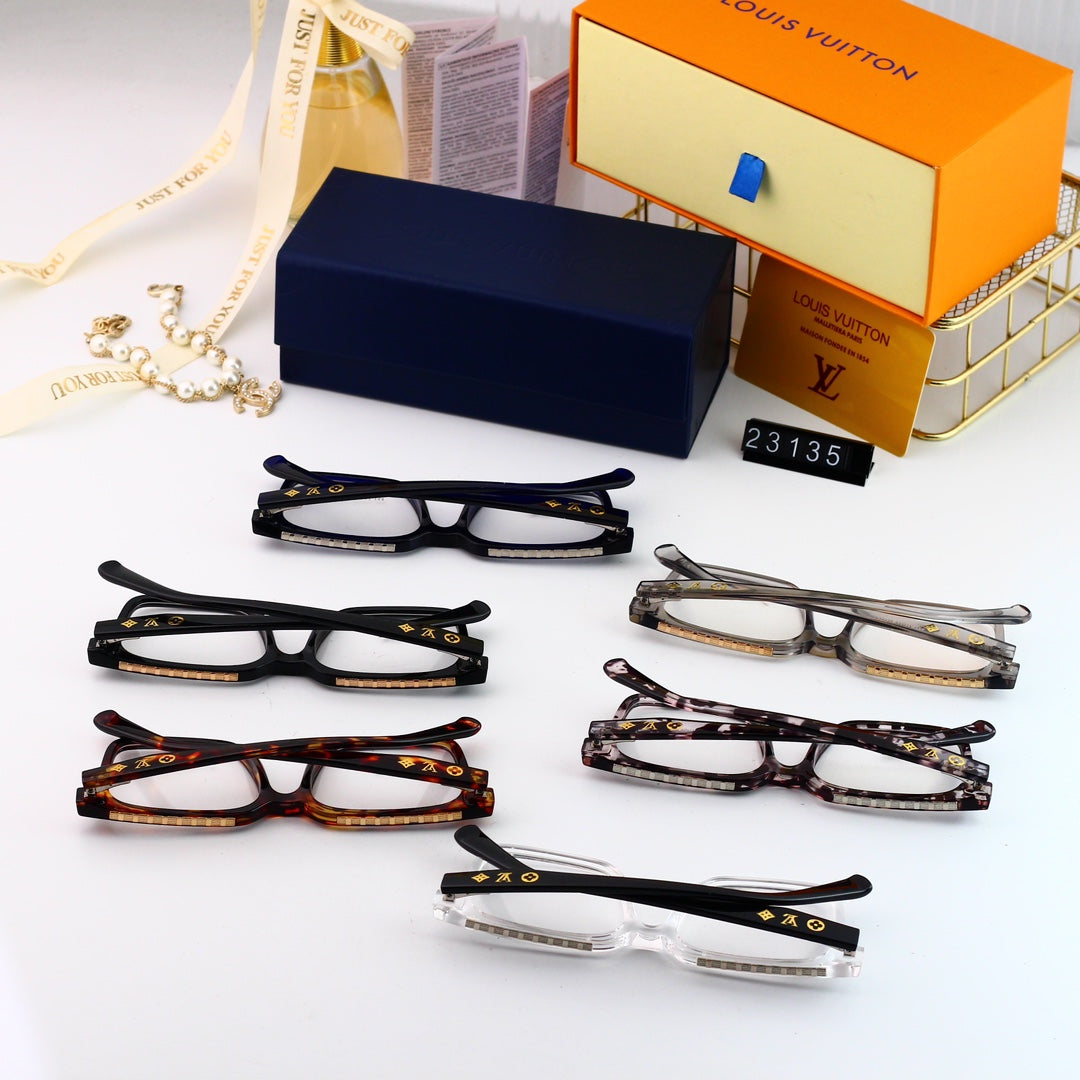 New Metal-Rimmed Square Glasses-s-ss