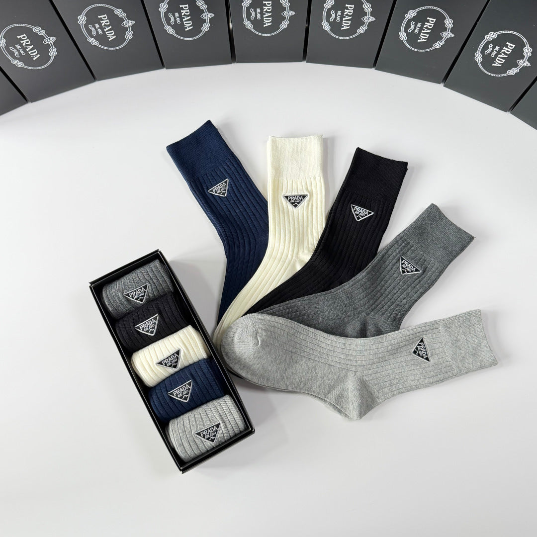 PRADA 26S CREW SOCKS 370243 (1 BOX)
