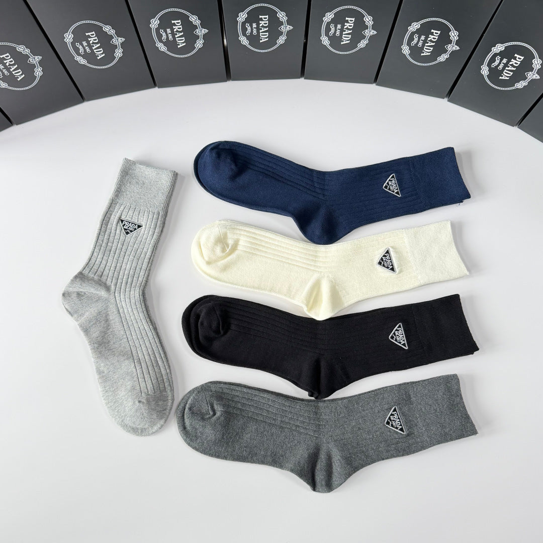 PRADA 26S CREW SOCKS 370243 (1 BOX)