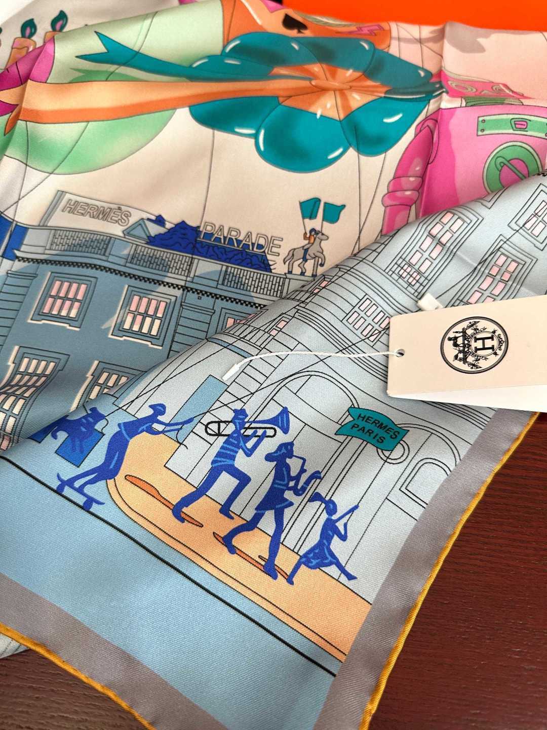 HERMES 26S SCARF 90 IN SILK 496096