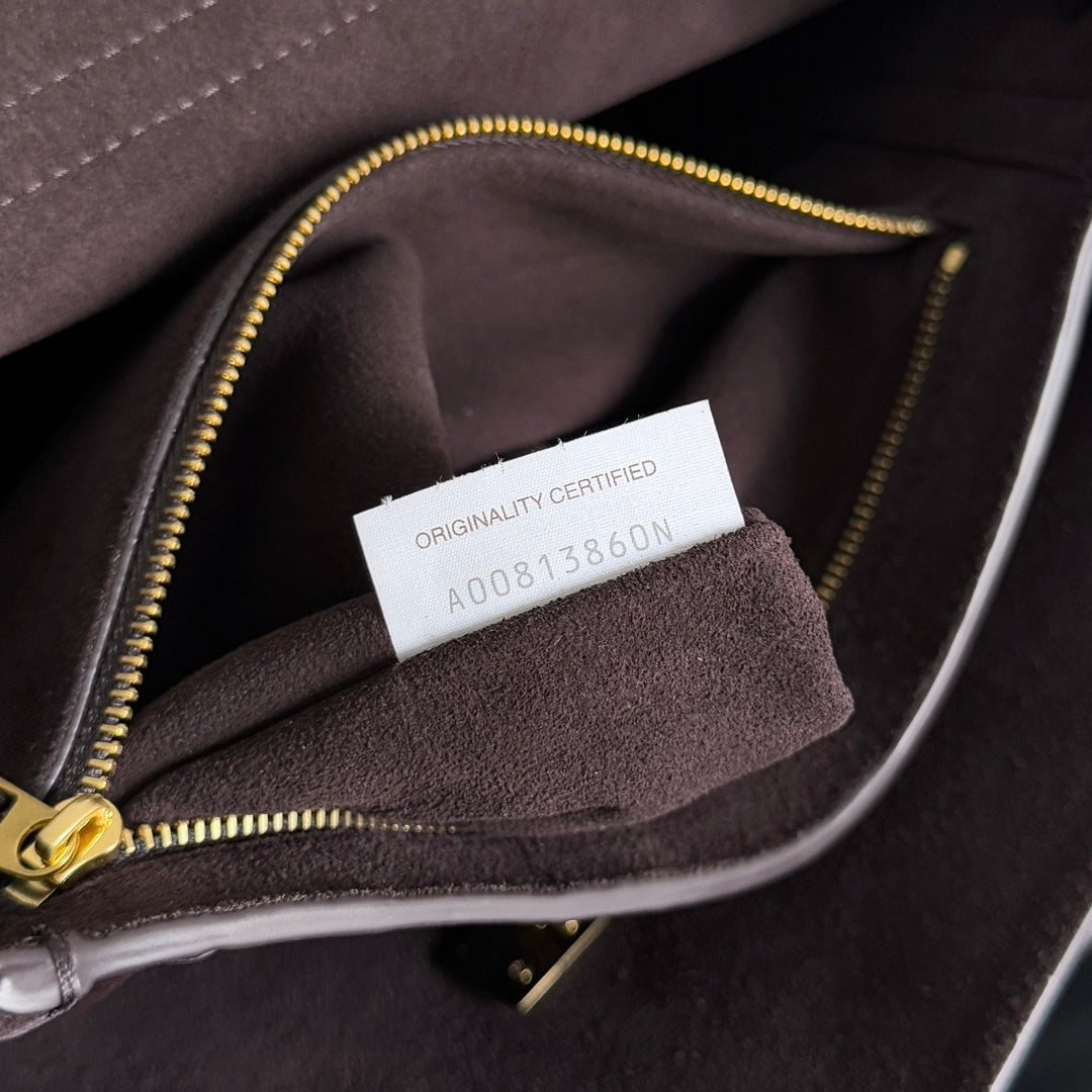 MEDIUM CIAO CIAO 34 IN BROWN CALFSKIN