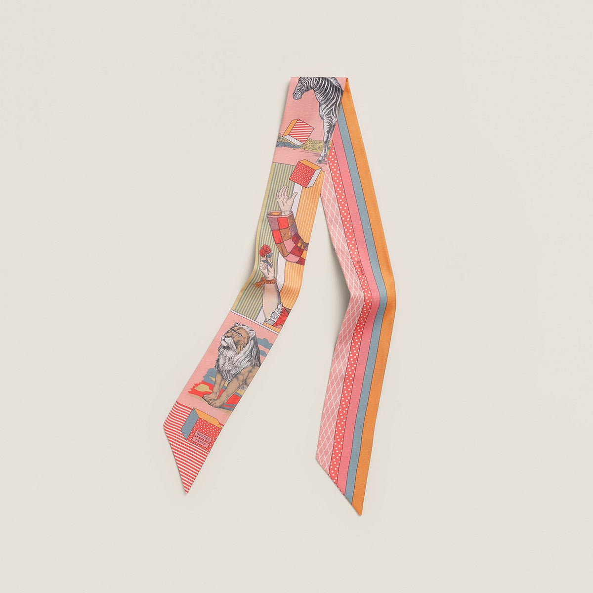 HERMES 26S TWILLY SCARF 86 IN SILK 492615