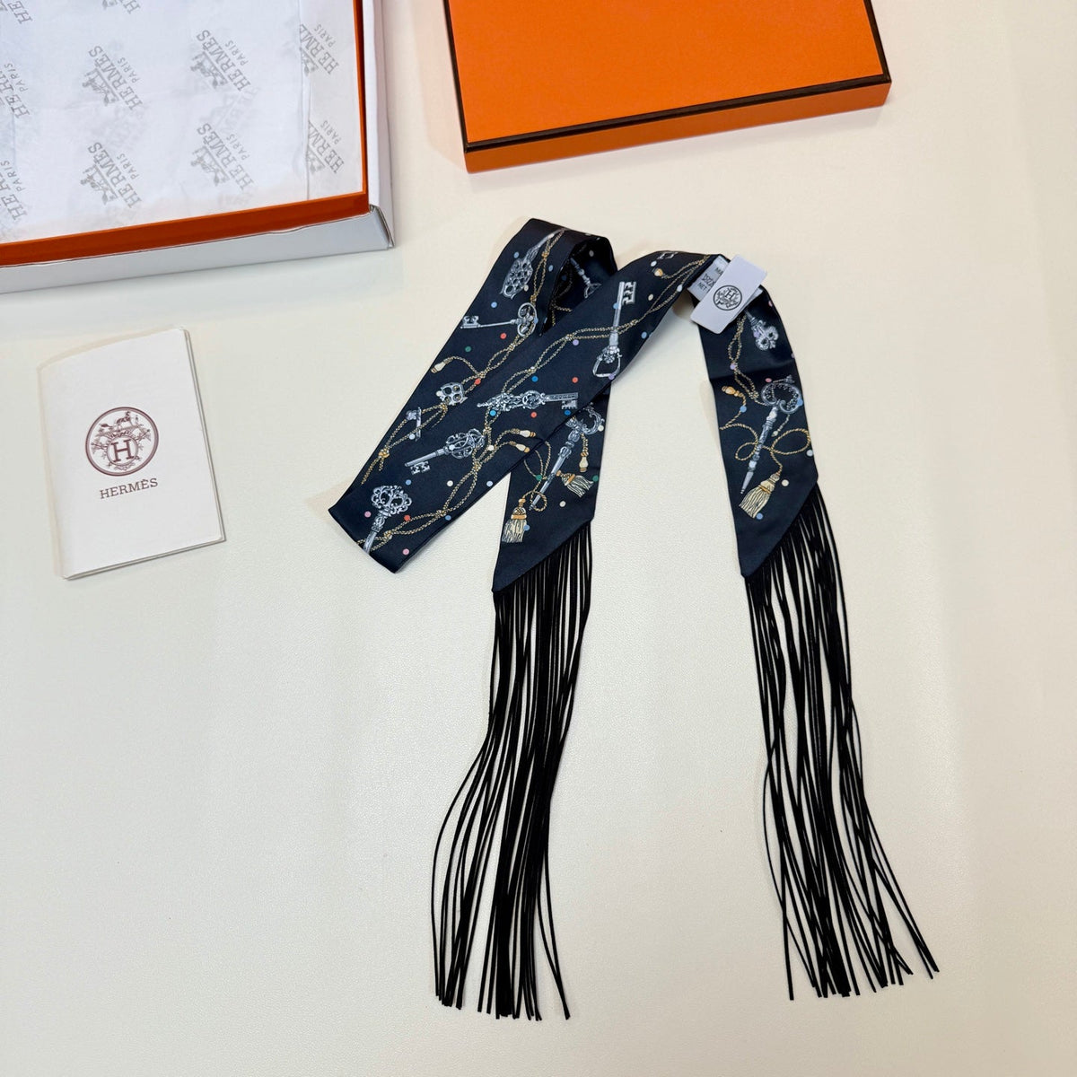 HERMES 26S TWILLY SCARF 86 IN SILK 492612