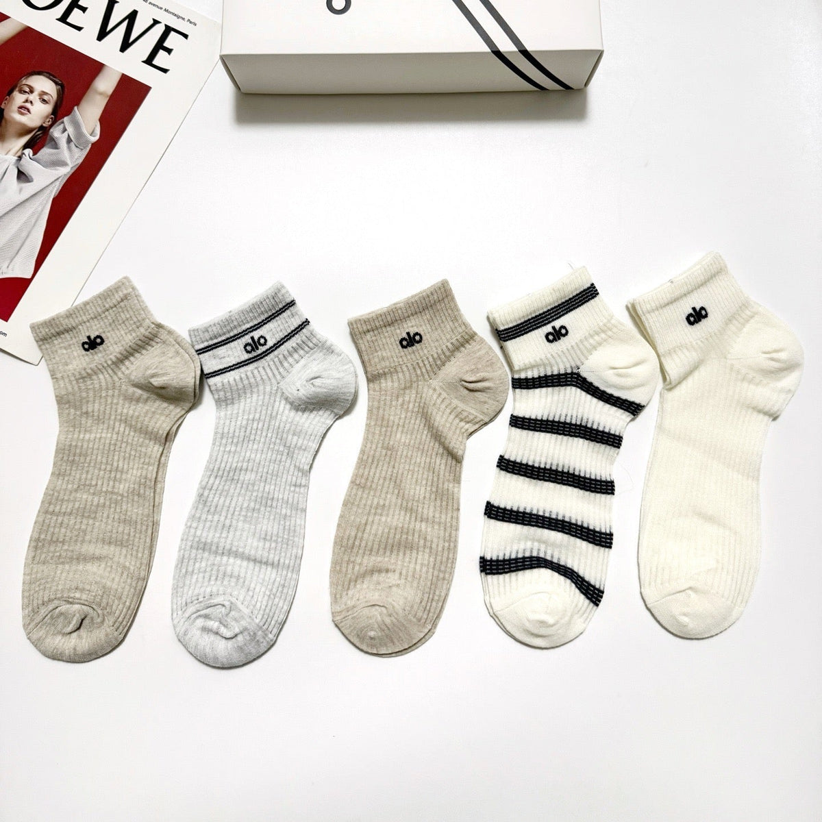 ALO 26S ANKLE SOCKS 361527 (1 BOX)