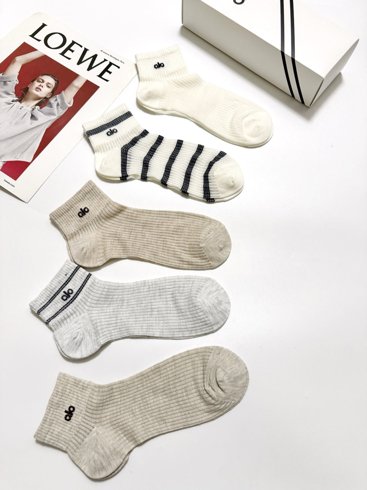 ALO 26S ANKLE SOCKS 361527 (1 BOX)