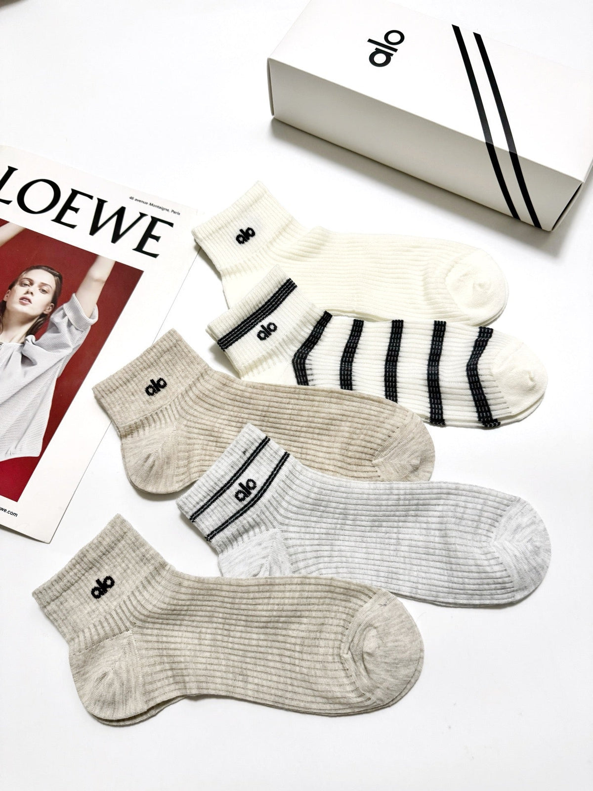 ALO 26S ANKLE SOCKS 361527 (1 BOX)