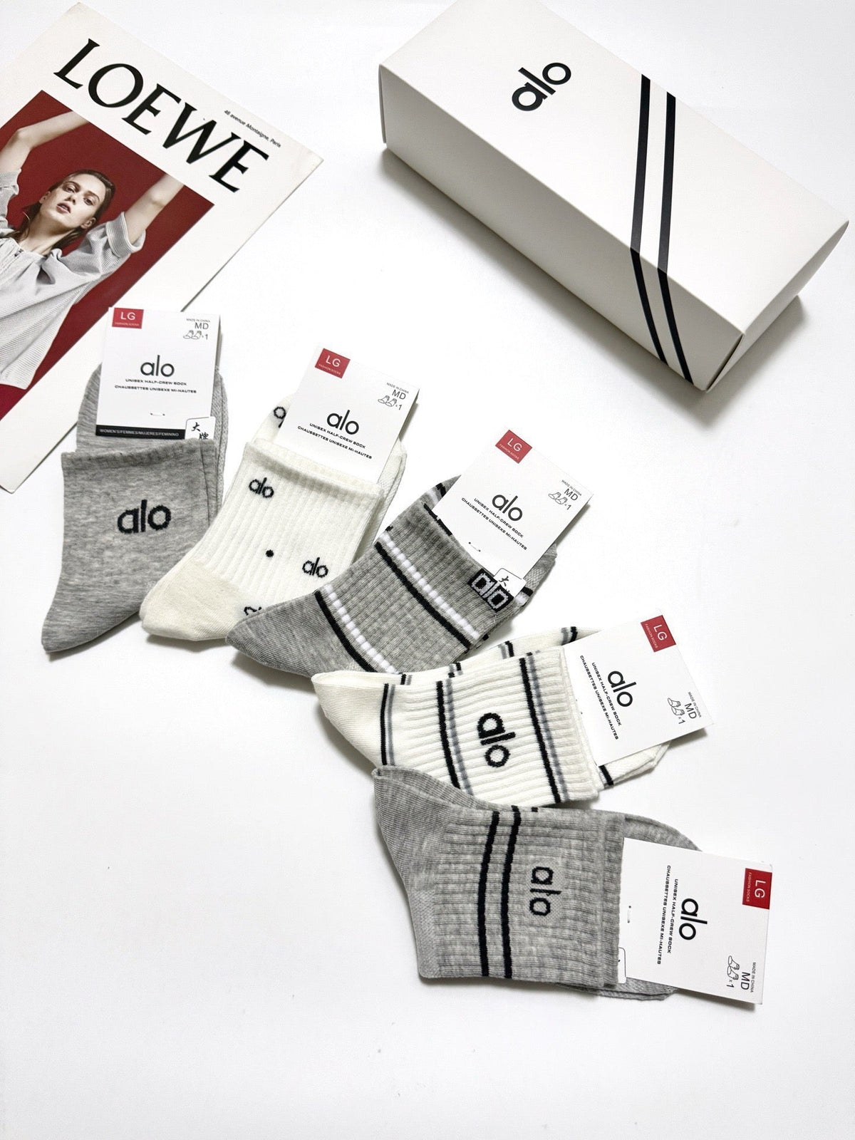 ALO 26S ANKLE SOCKS 403659 (1 BOX)