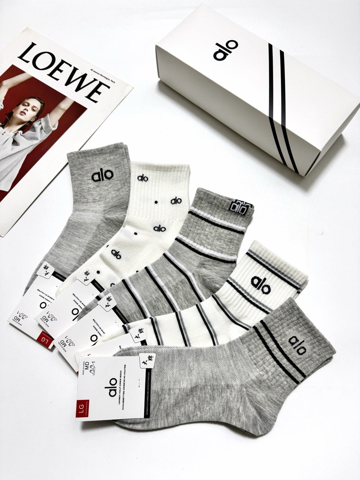 ALO 26S ANKLE SOCKS 403659 (1 BOX)