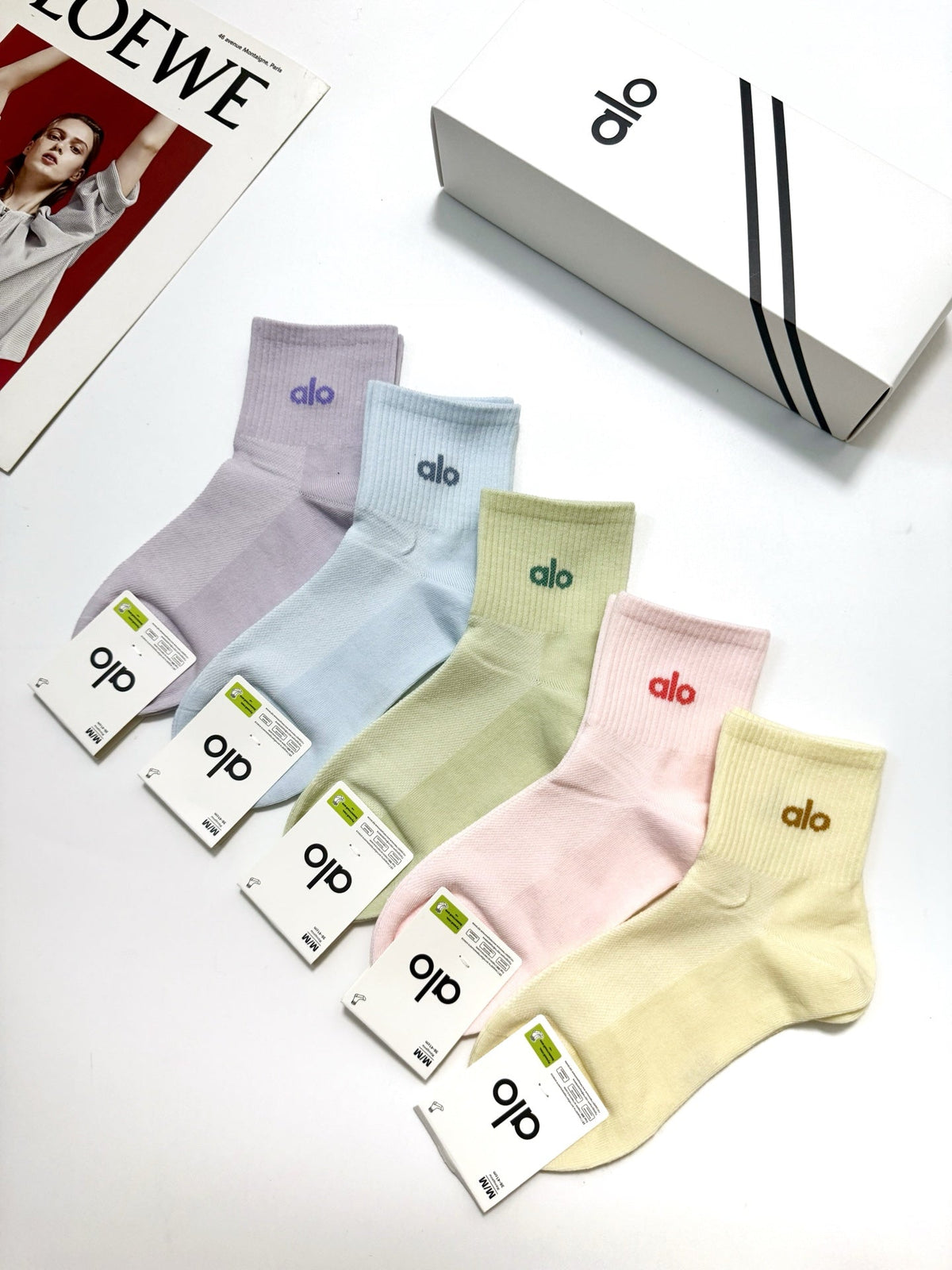 ALO 26S ANKLE SOCKS 405390 (1 BOX)