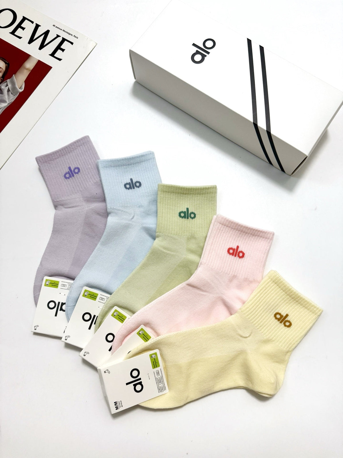 ALO 26S ANKLE SOCKS 405390 (1 BOX)