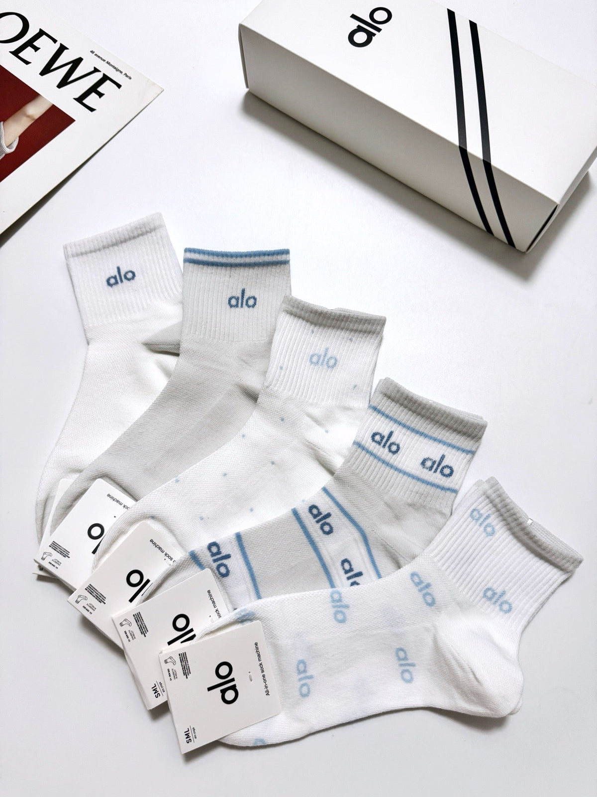 ALO 26S ANKLE SOCKS 407180 (1 BOX)