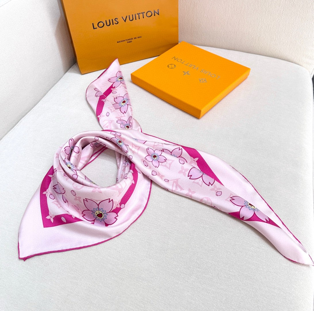HERMES 26S SCARF 88 IN SILK 495993