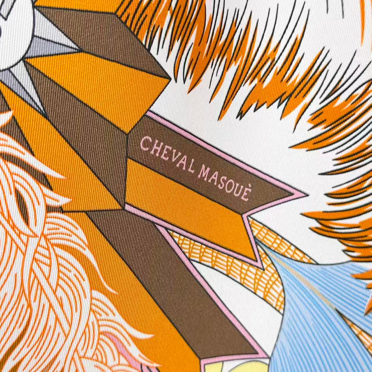 HERMES 26S SCARF 88 IN SILK 495802